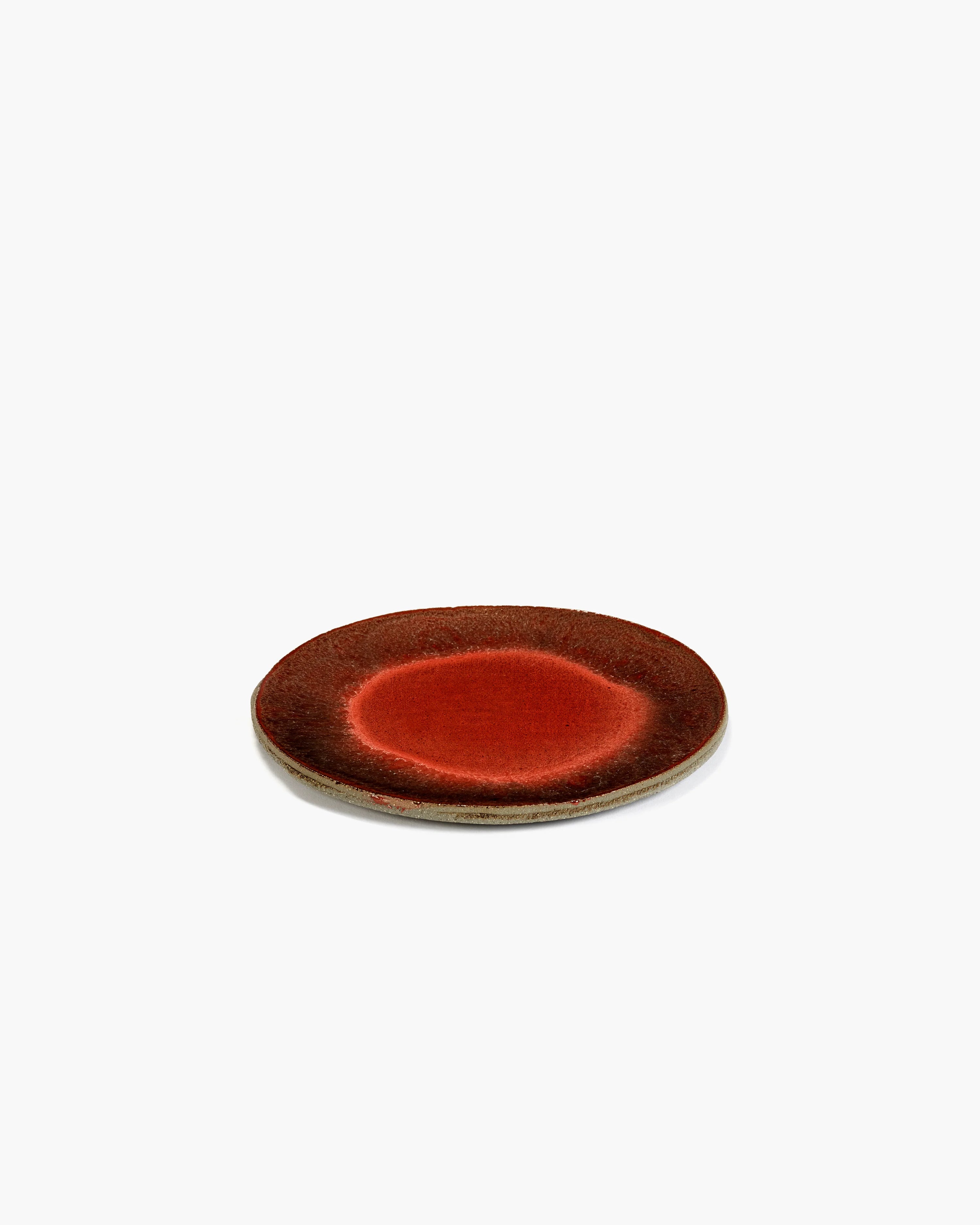 Breakfast plate red FCK | Serax by Frédérick Gautier