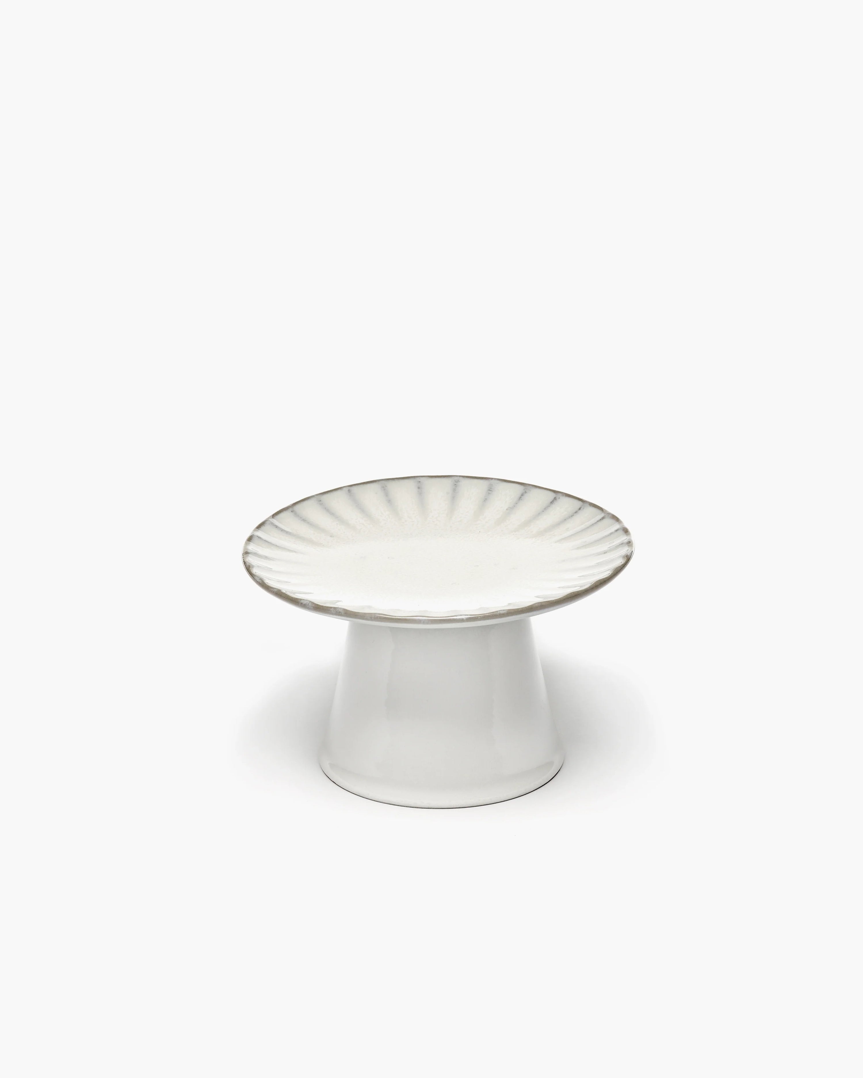 Cake stand S white Inku
