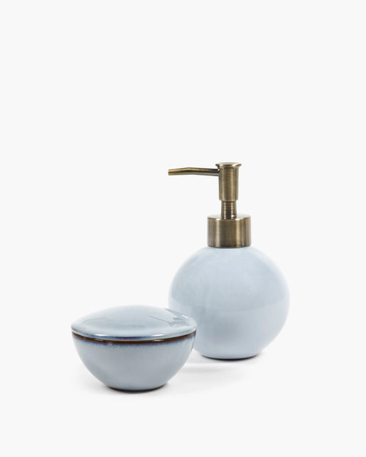 Soap dispenser blue Pure ｜ Serax by Pascale Naessens