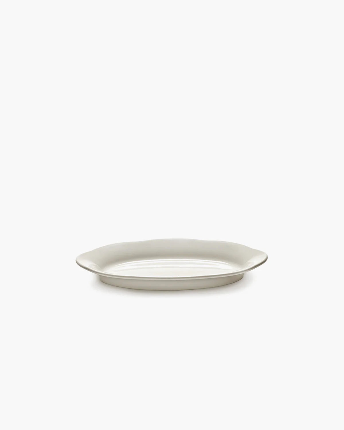 Deep plate oval S white Silhouette