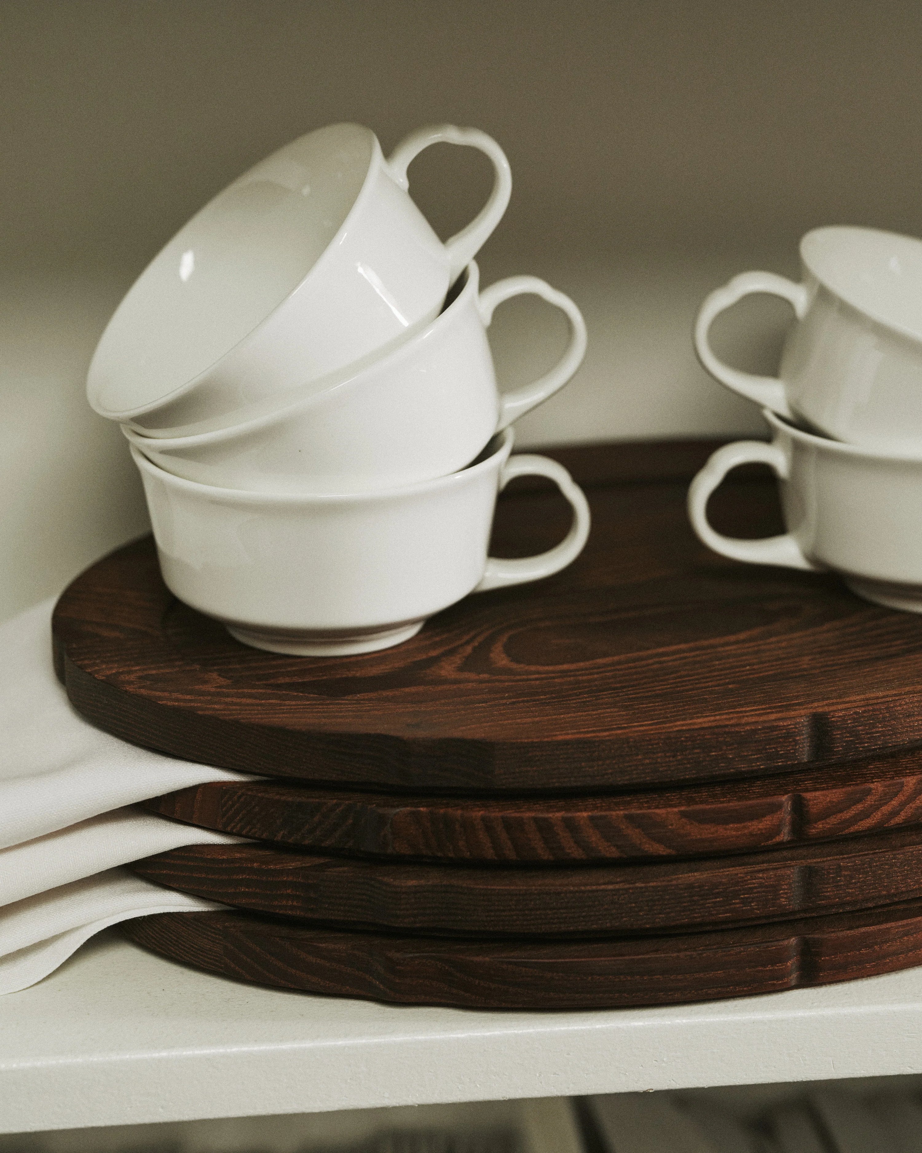 Coffee cup white Silhouette with saucer