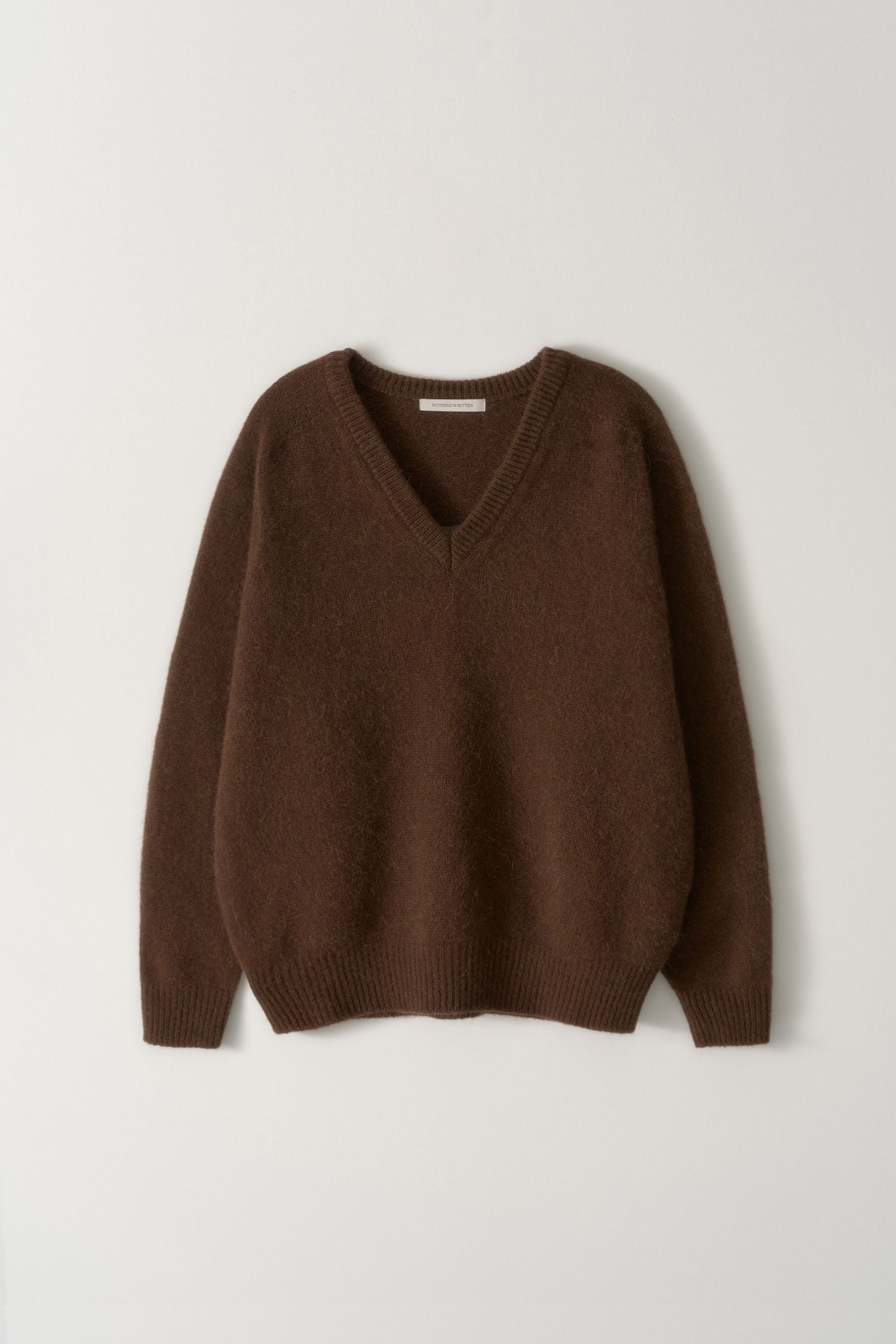 POUND ALPACA SWEATER (Choco）