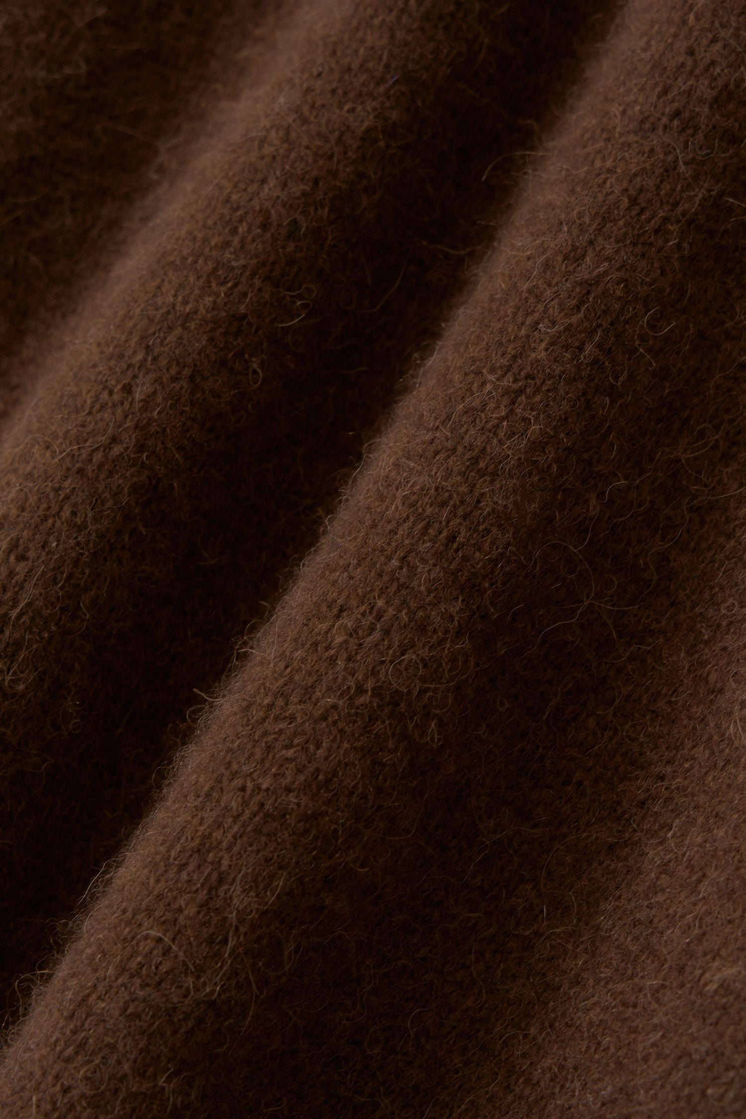 POUND ALPACA SWEATER (Choco）