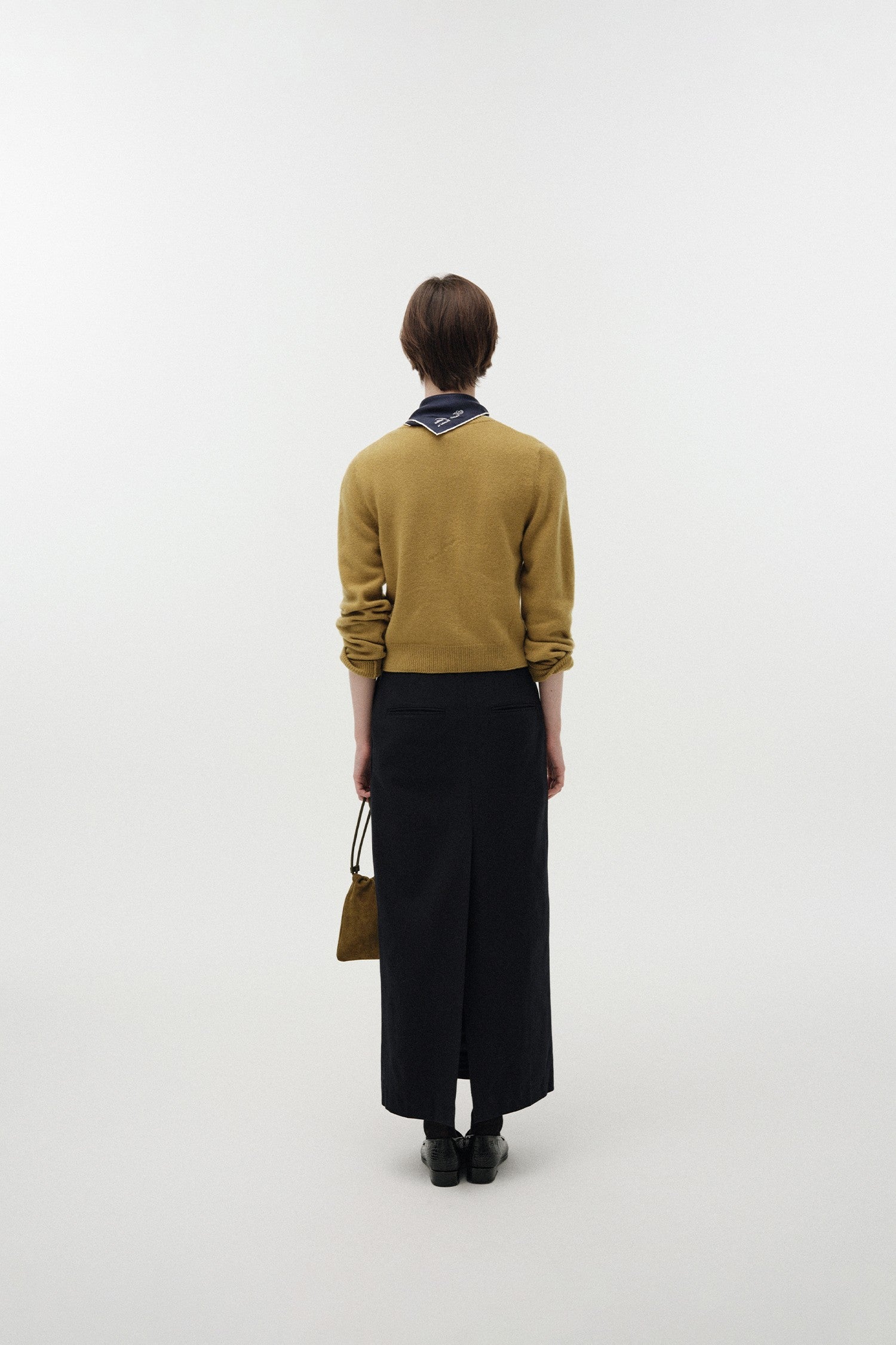 Diene round cardigan - Olive