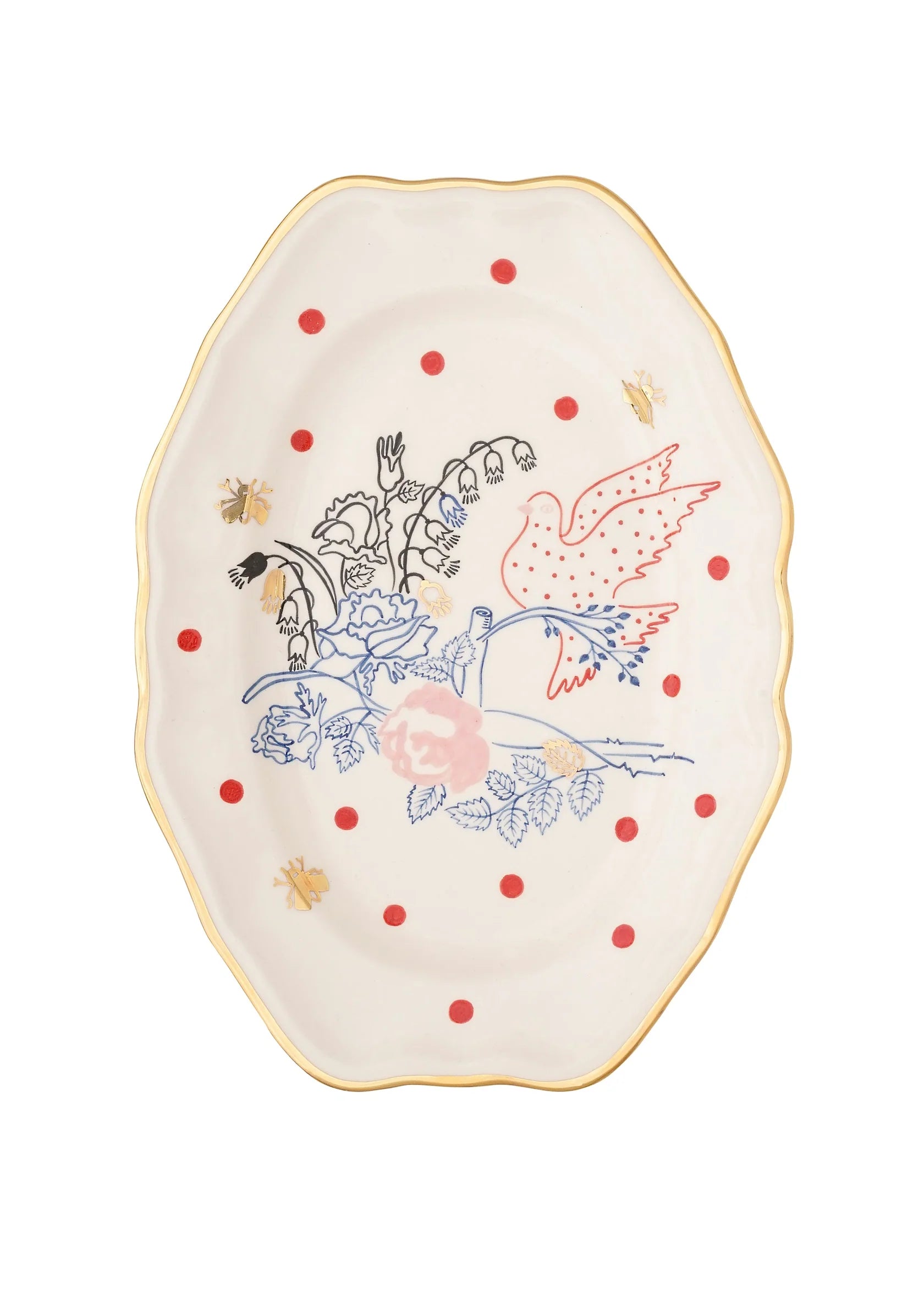 Dove Ornate Plate