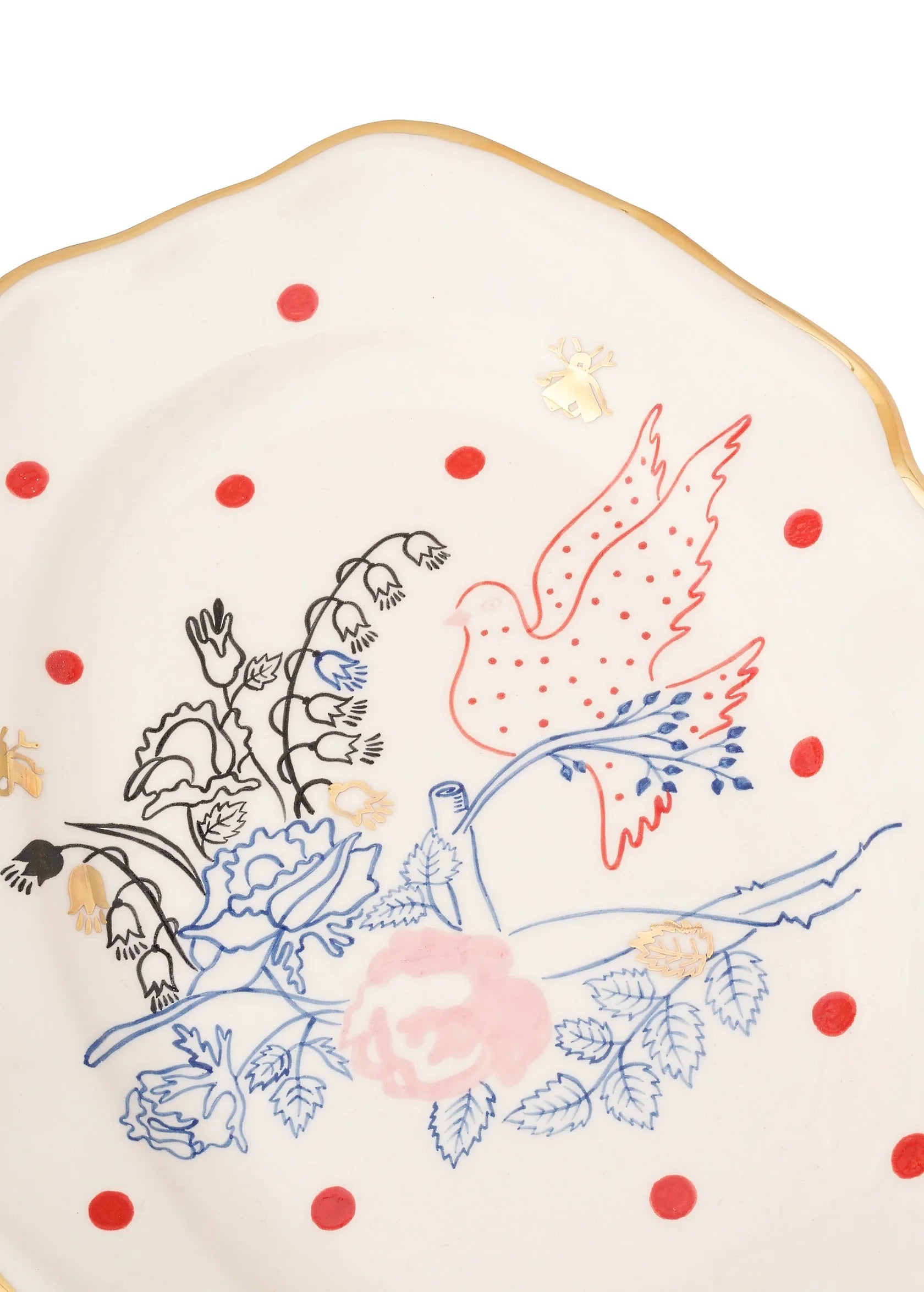 Dove Ornate Plate