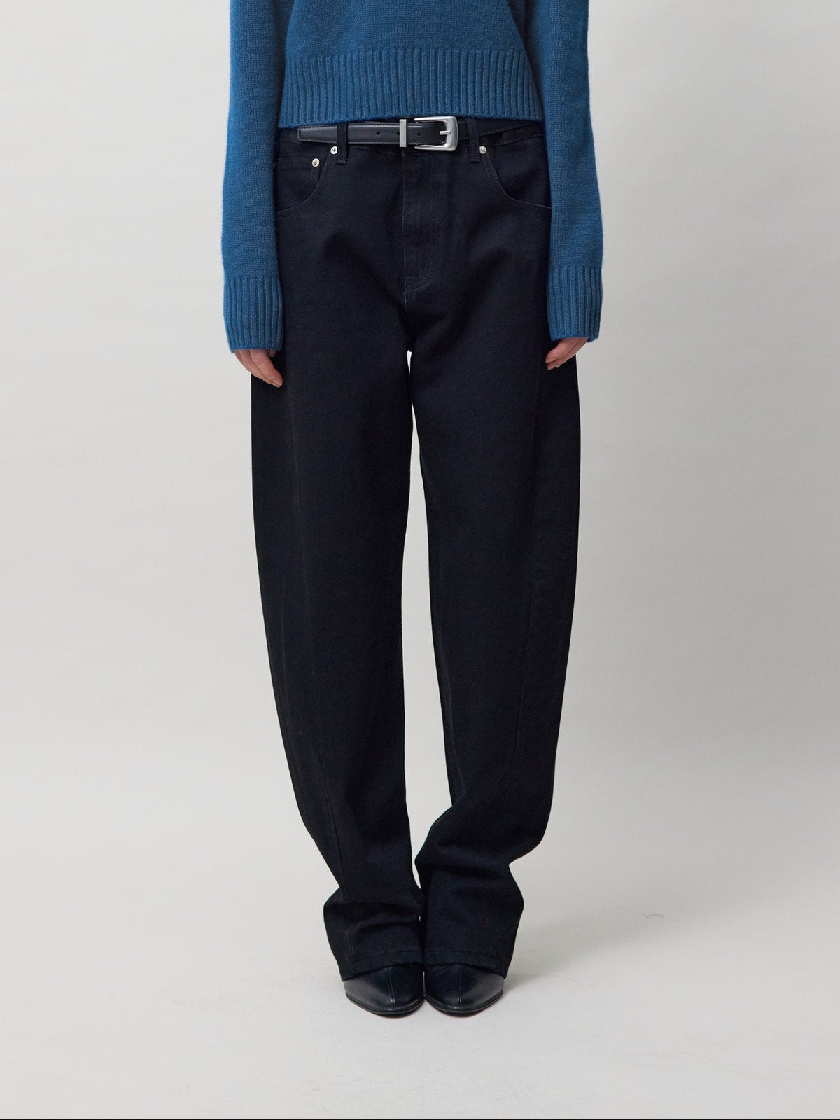 Zuri Tapered Black Jeans