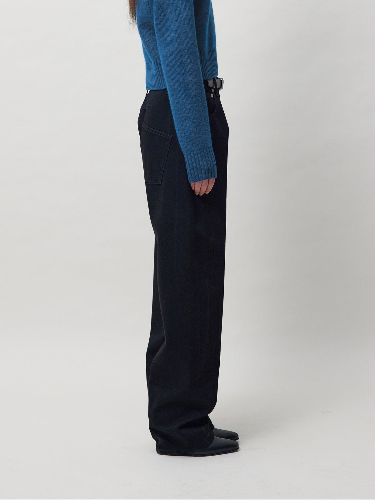 Zuri Tapered Black Jeans