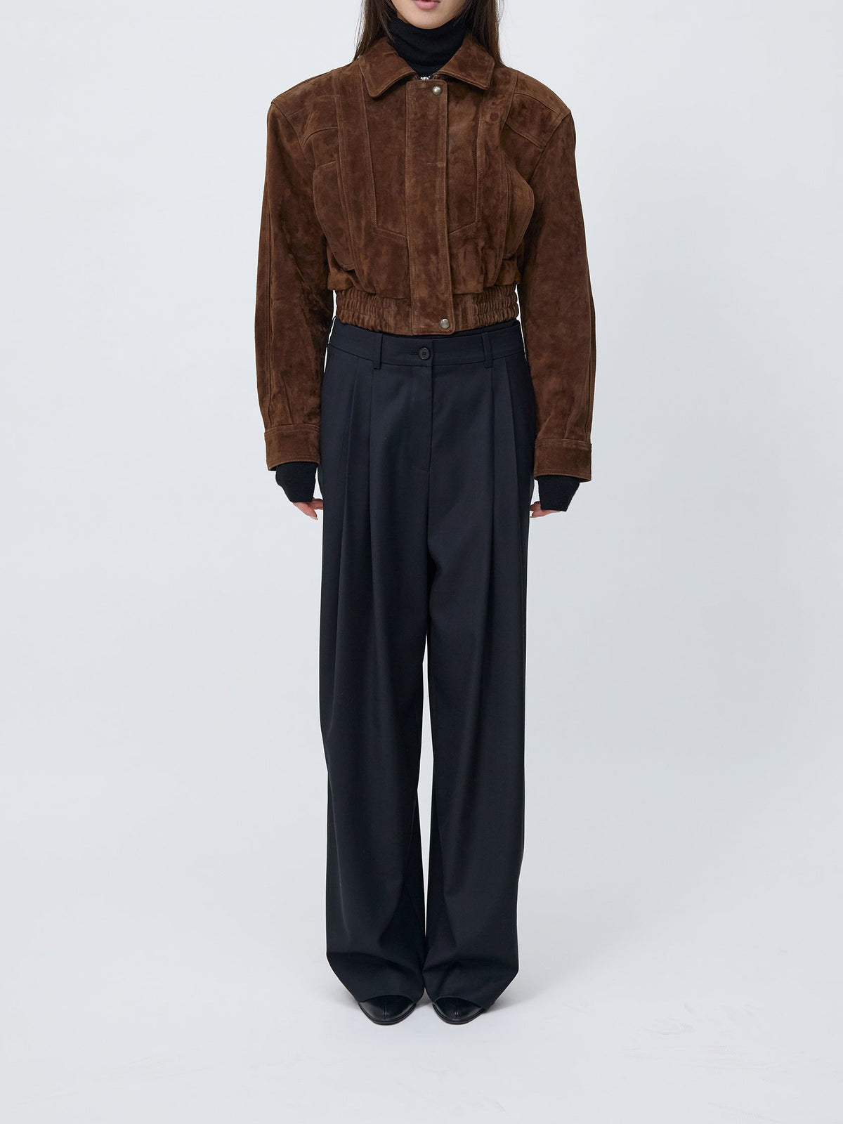 Kamil Lamb Suede Jacket