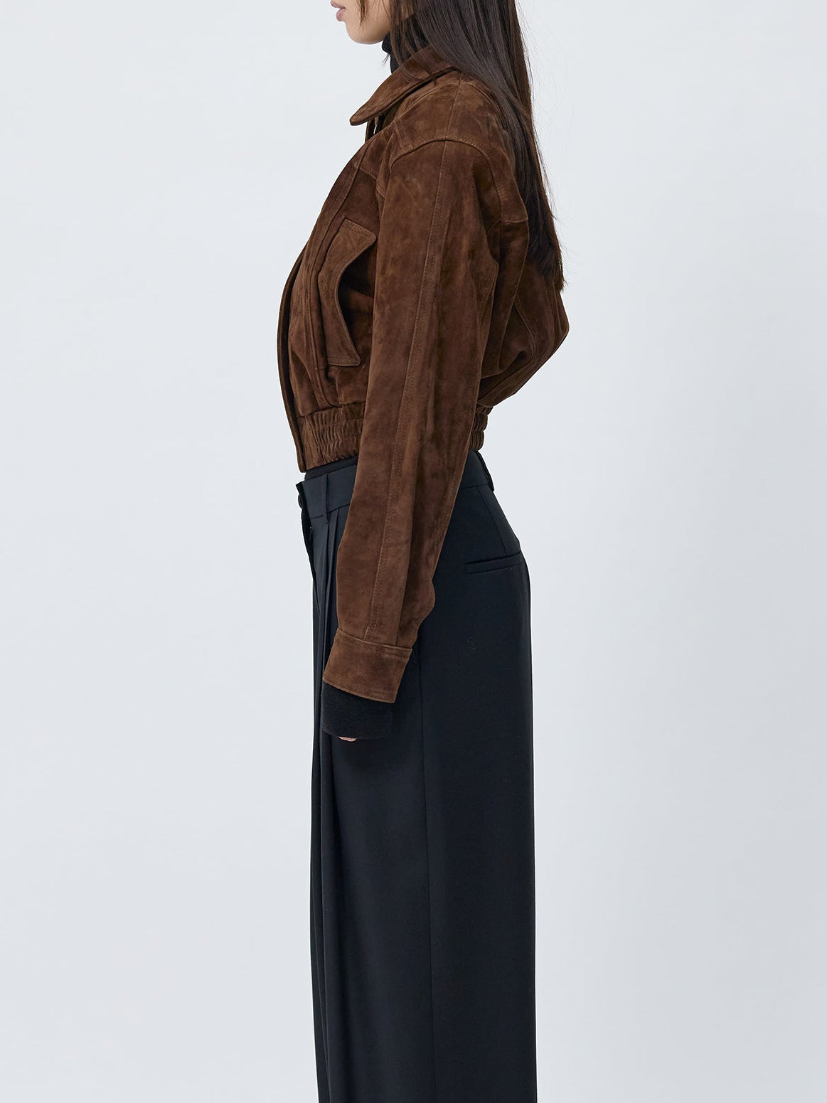 Kamil Lamb Suede Jacket