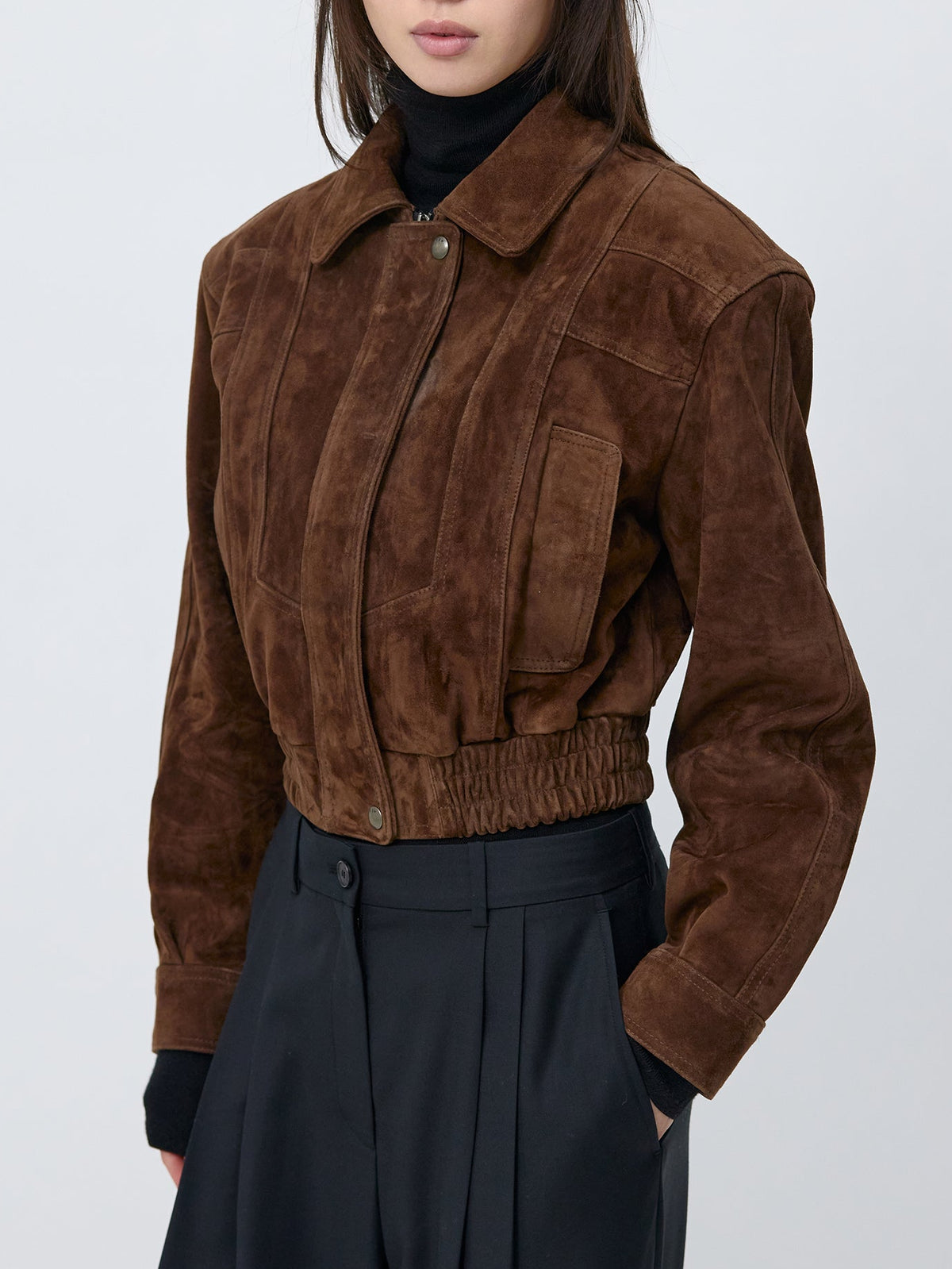 Kamil Lamb Suede Jacket