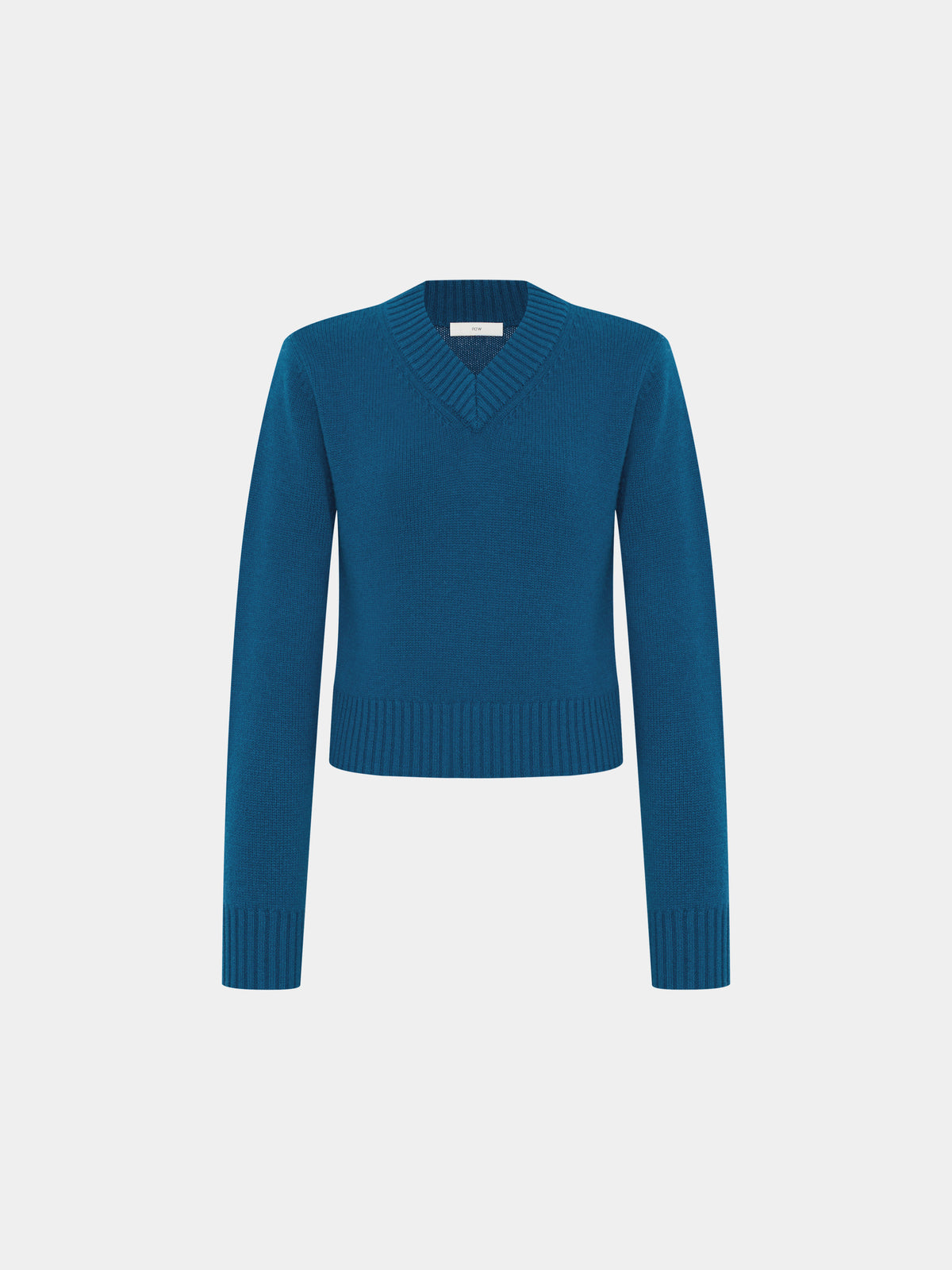 ISLIT WOOL CASHMERE V NECK KNITWEAR