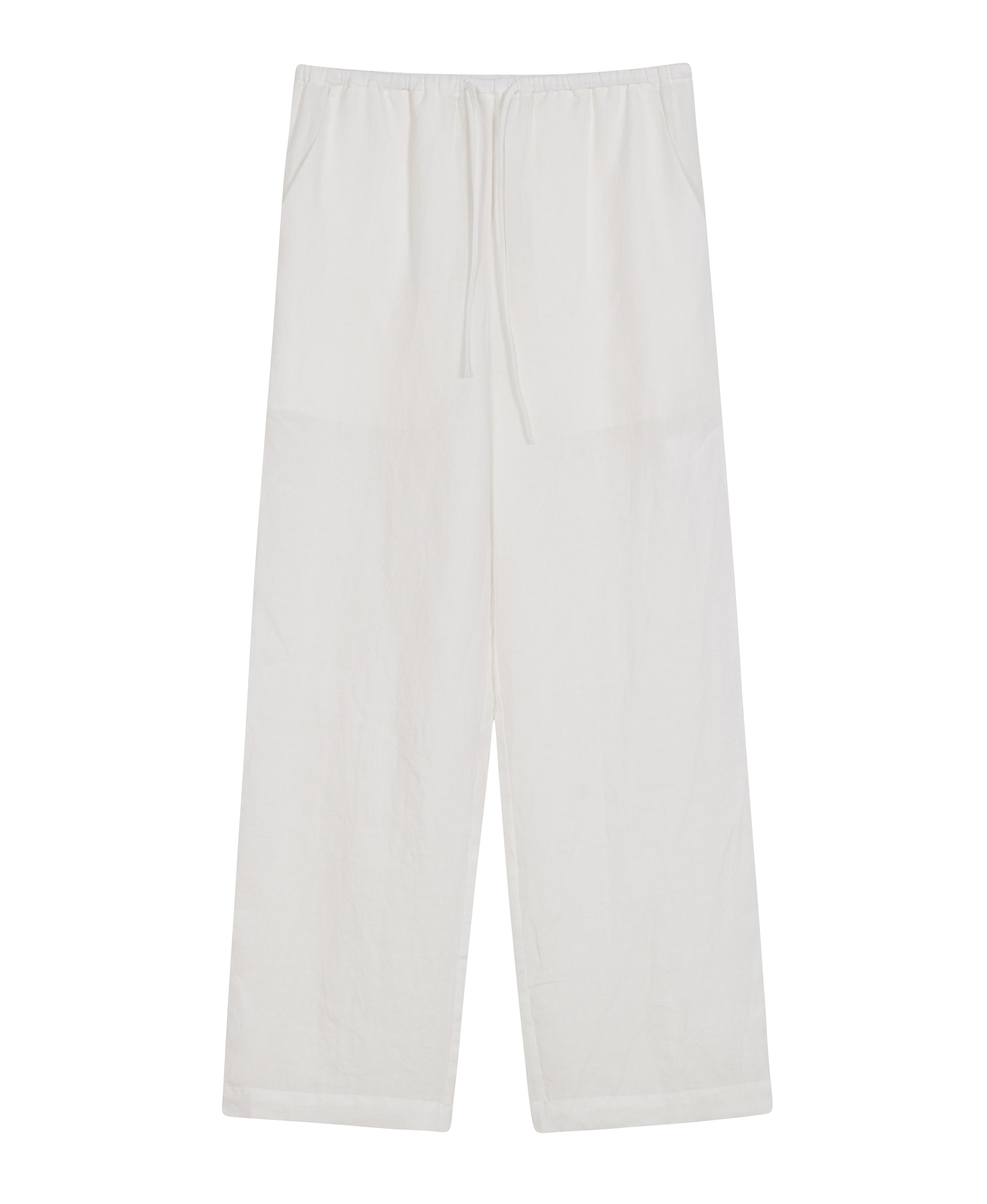 LINEN STRING PANTS