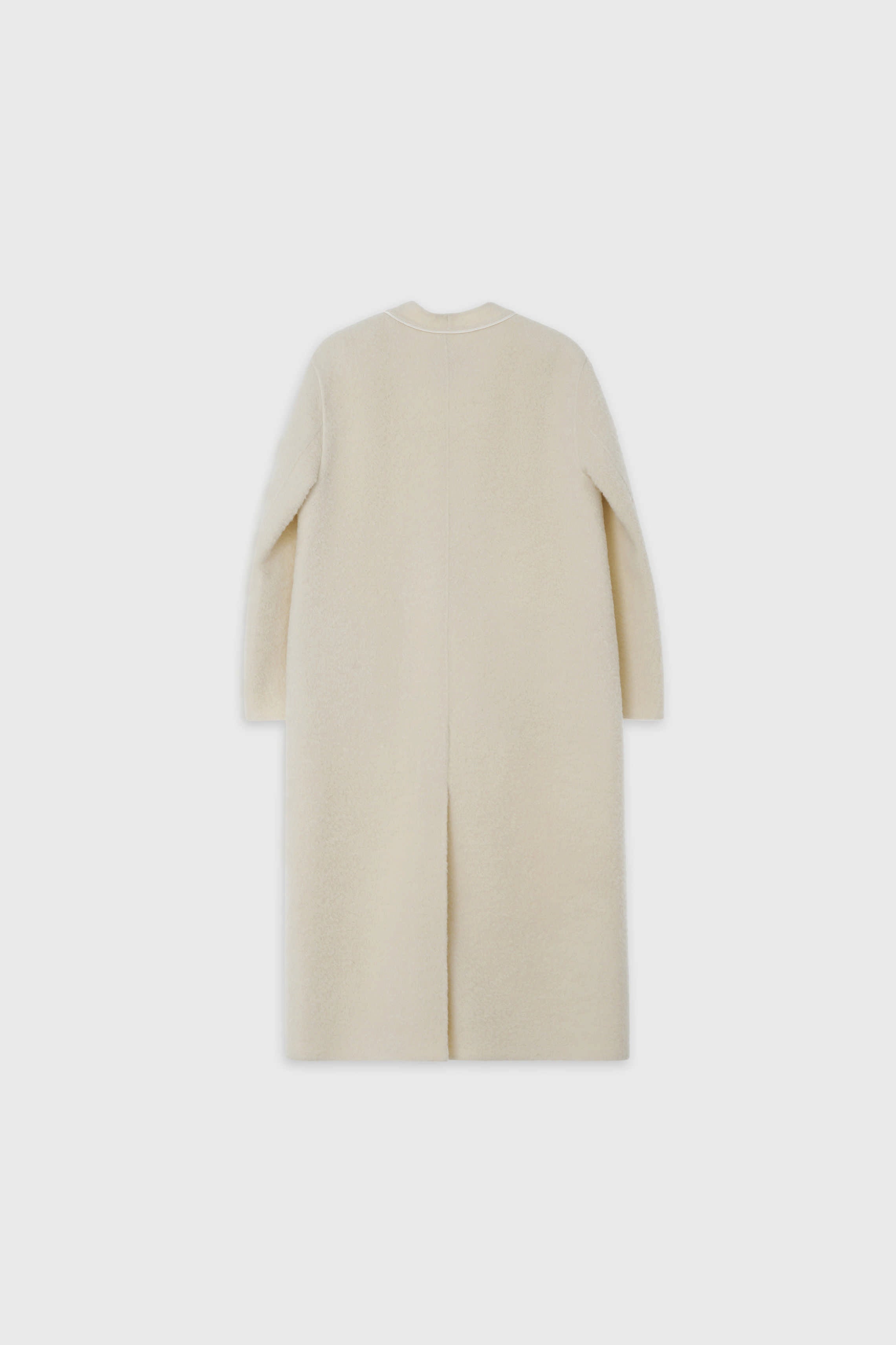 BABY ALPACA TIE LONG COAT