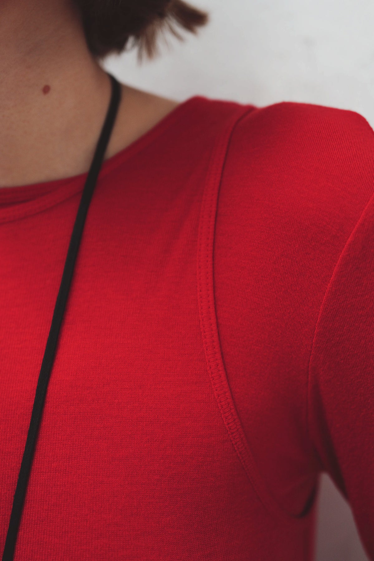 DUAL LINE PEPLUM TEE