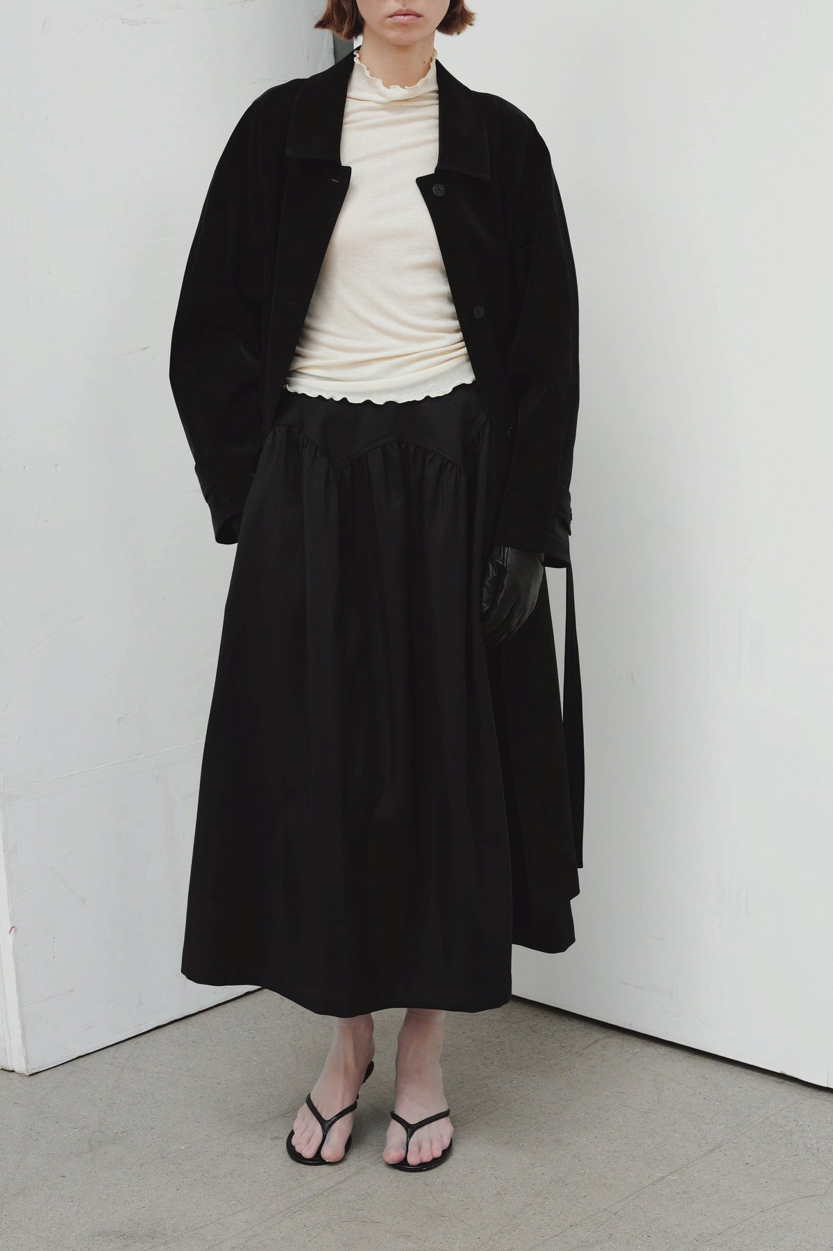 SUEDE AURA TRENCH COAT