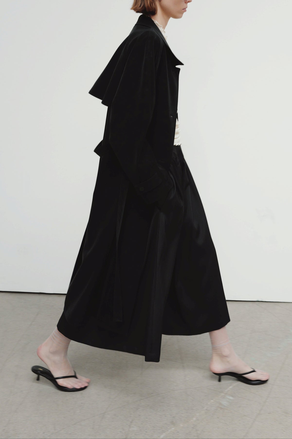 SUEDE AURA TRENCH COAT