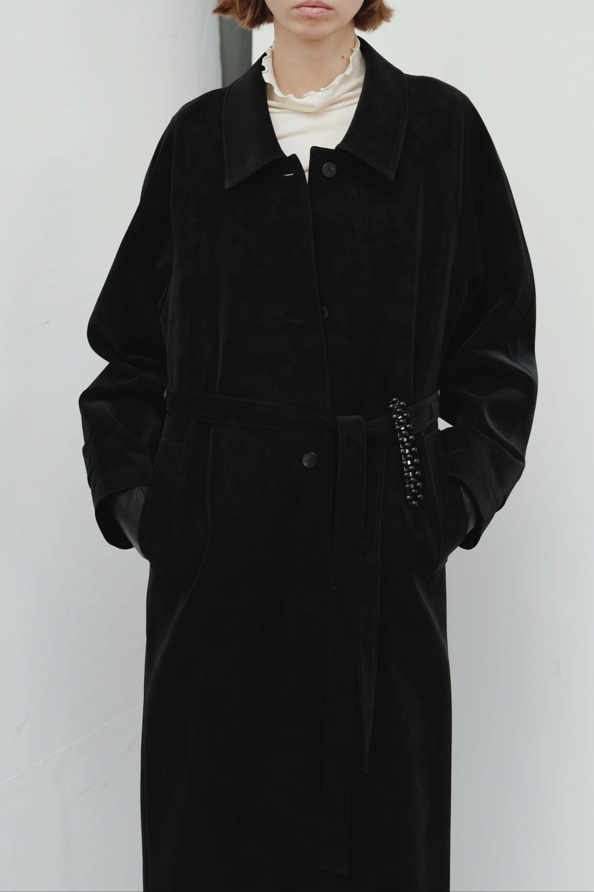 SUEDE AURA TRENCH COAT