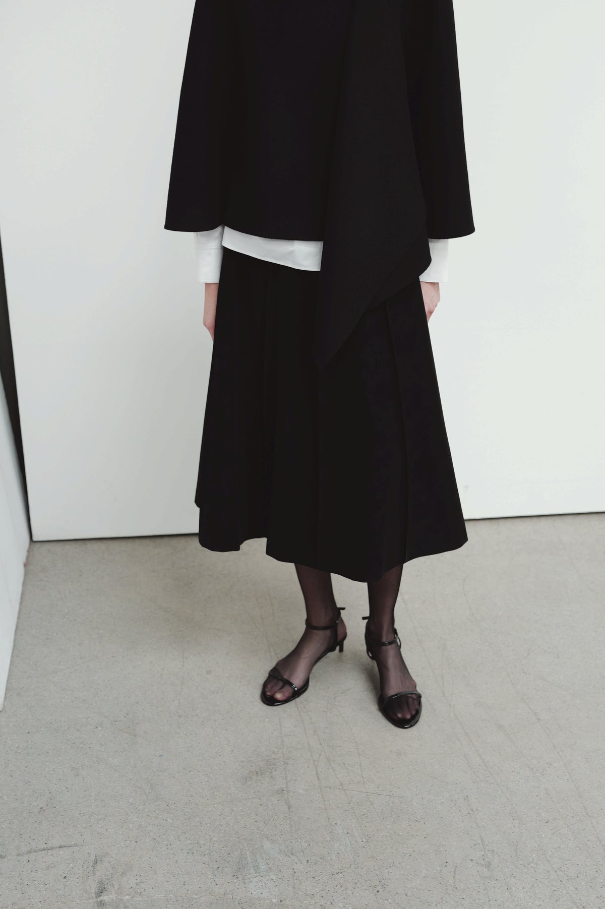 SUEDE AURA MIDI SKIRT