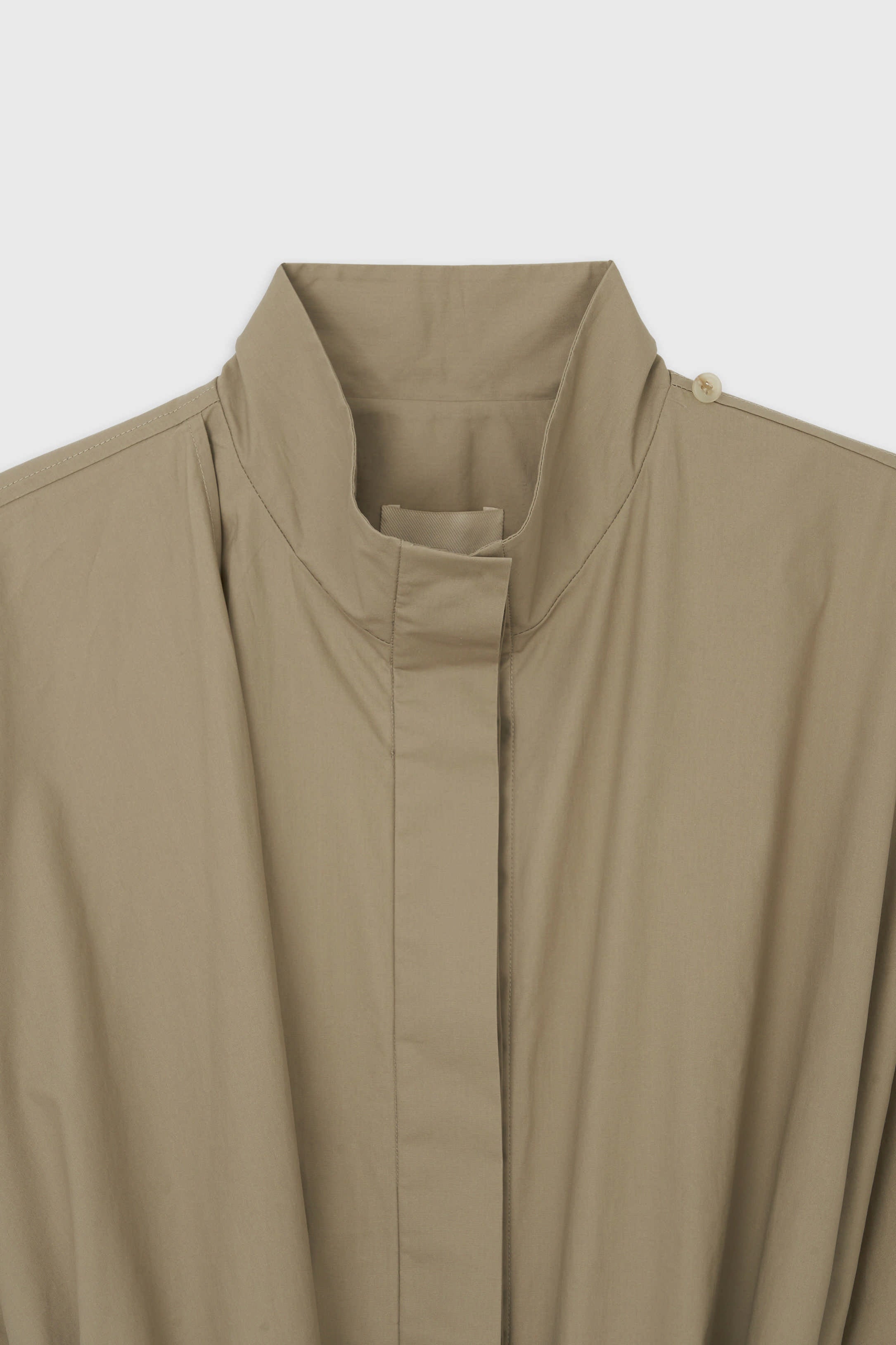 CAPED COAT - Beige