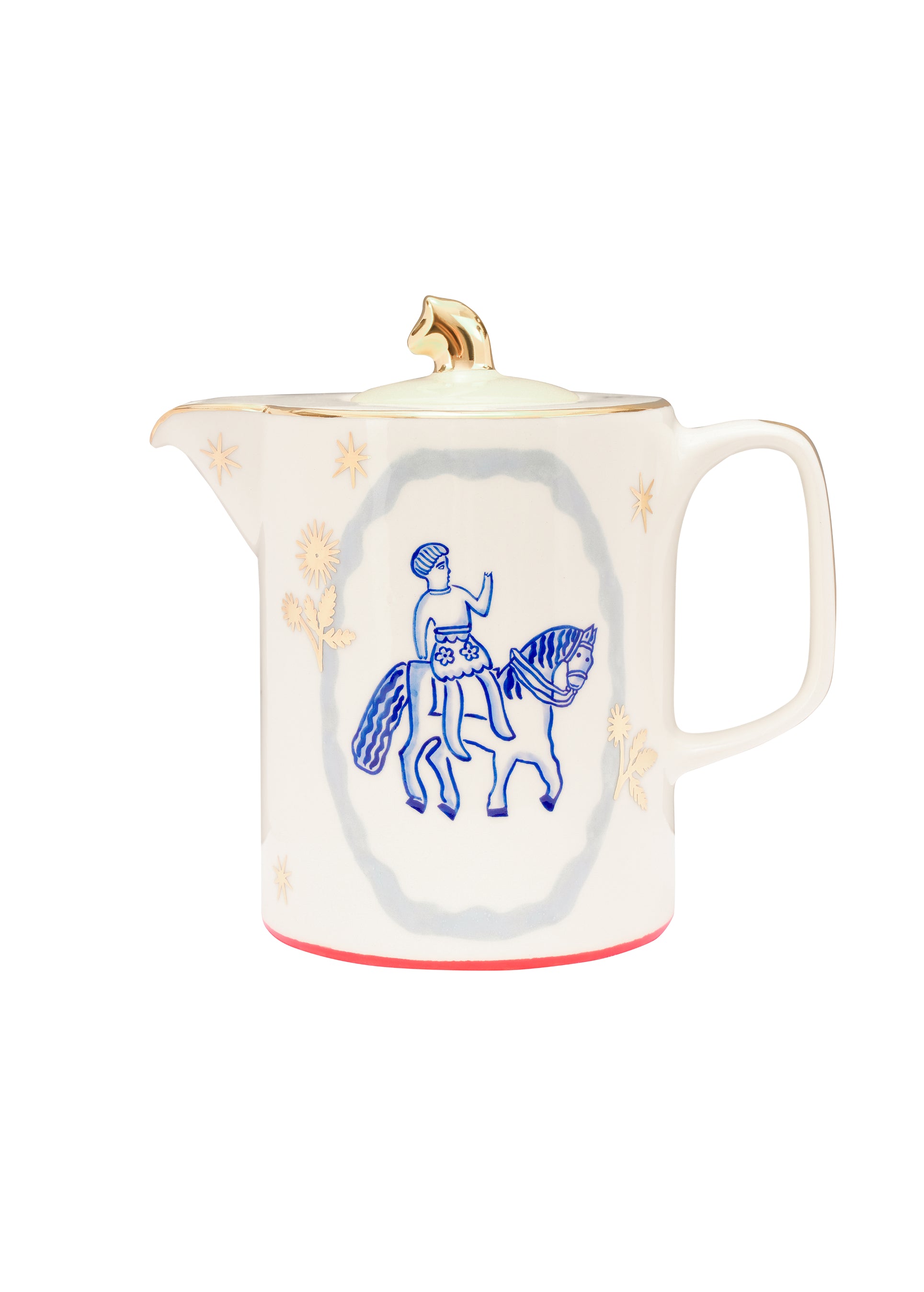 Horseman Tea Pot