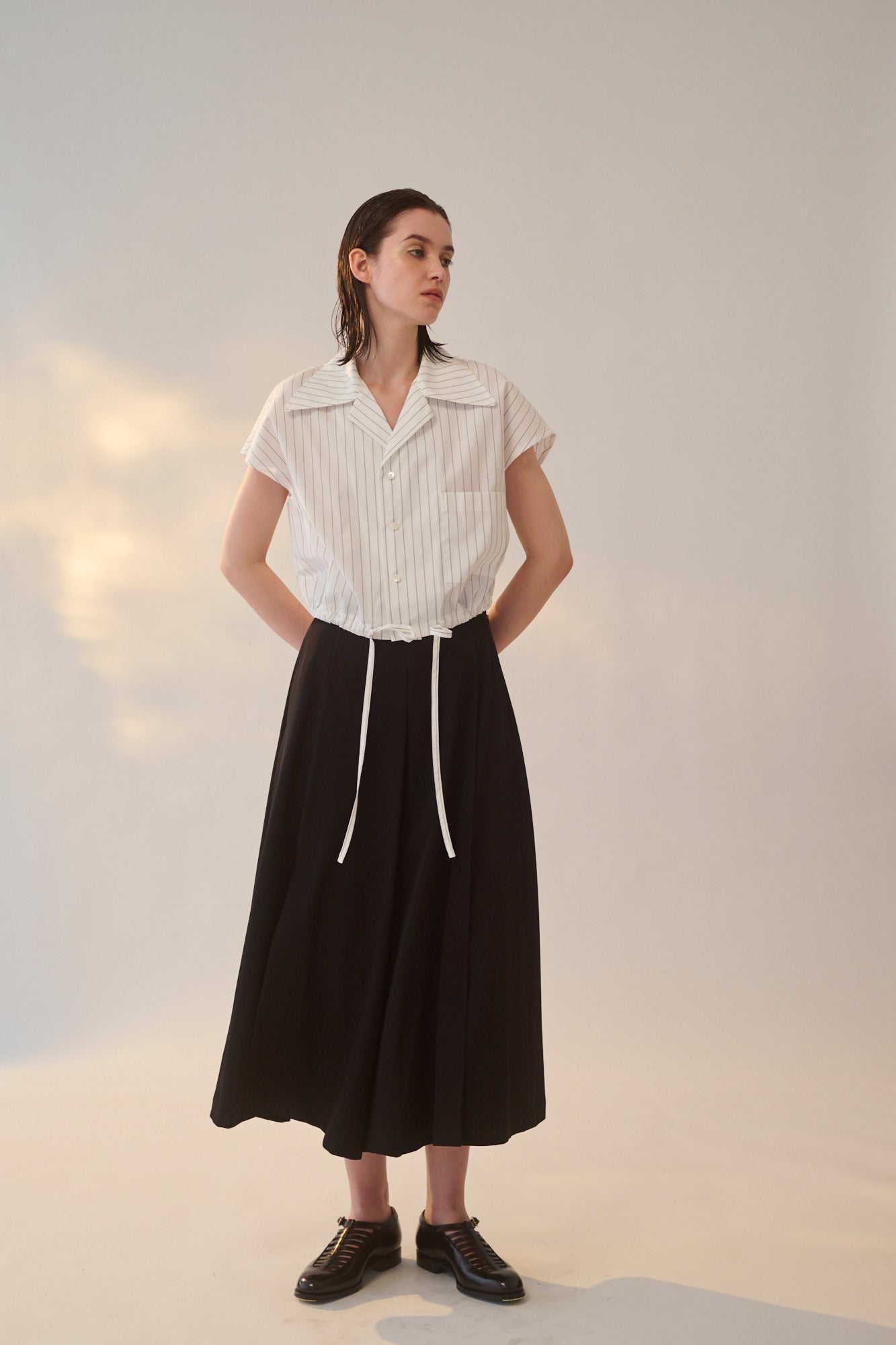 Slit Culottes - Black