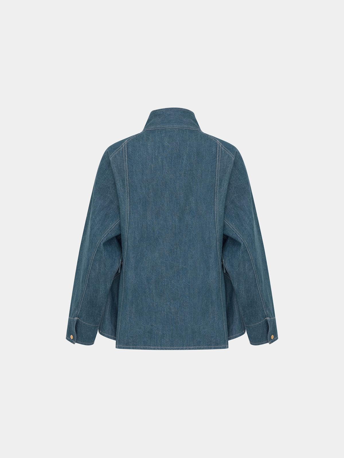 DENIM HIGH-NECK Jacket