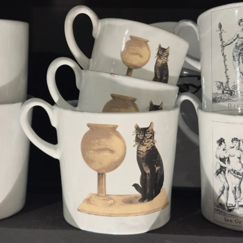 Pierre Carron illustrated mug